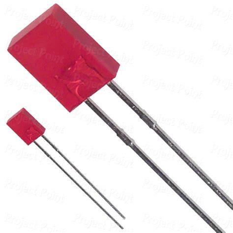 datasheet red led ysl r531k3d d2|2mm x 5mm Flangeless Rectangular LED .